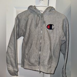 Cropped champion hoodie